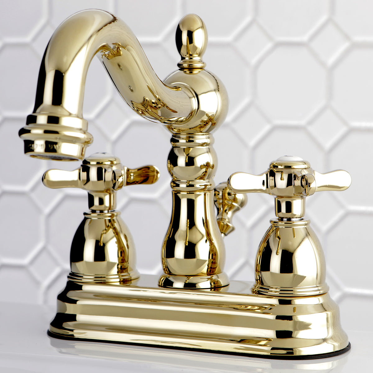 Kingston Brass KS1602BEX 4 in. Centerset Bathroom Faucet