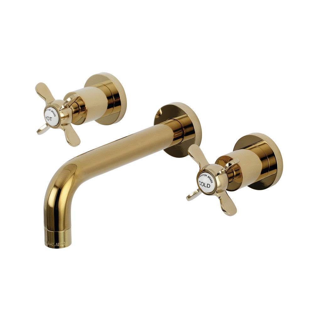 Kingston Brass KS8121BEX Essex 2-Handle 8 in. Wall Mount Bathroom Faucet