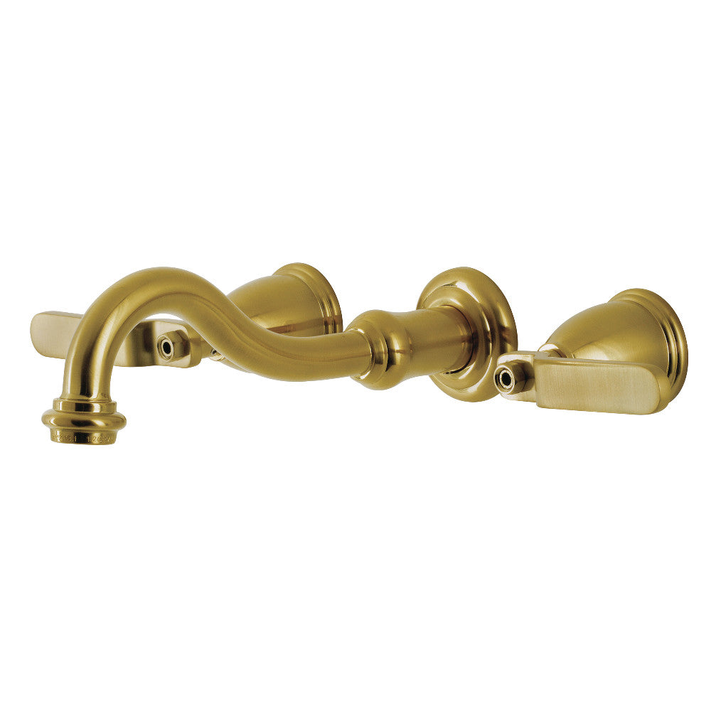 Kingston Brass KS3120KL Whitaker Two-Handle Wall Mount Bathroom Faucet