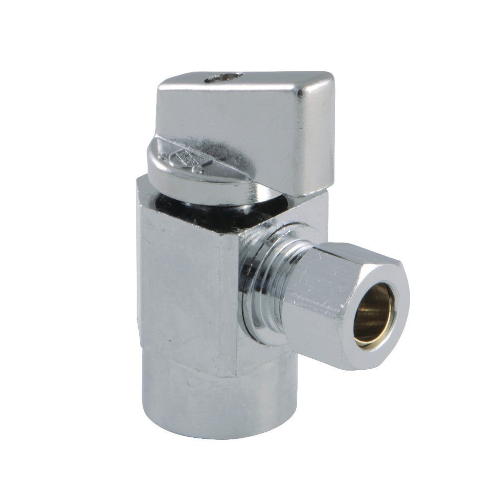 Kingston Brass KF4310 Angle Stop Valve - 1/2" FIP X 3/8" OD Compression, Polished Chrome - View #14