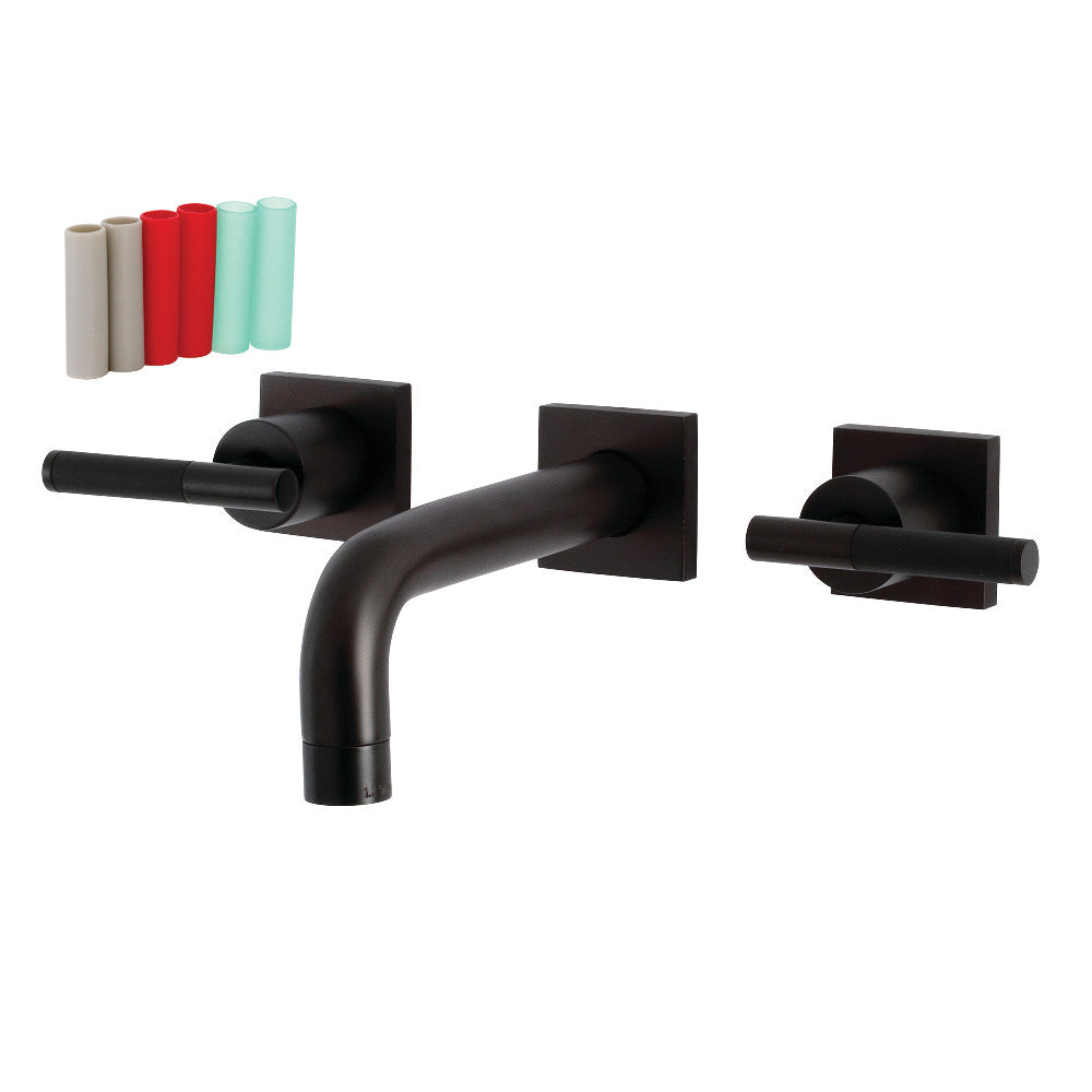 Kingston Brass KS6120CKL Kaiser Two-Handle Wall Mount Bathroom Faucet