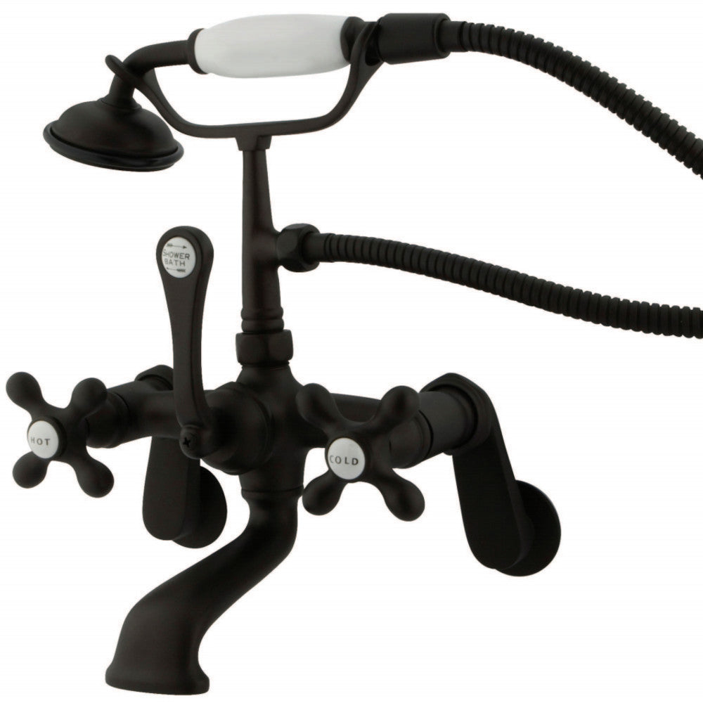 Vintage Adjustable Center Wall Mount Tub Faucet