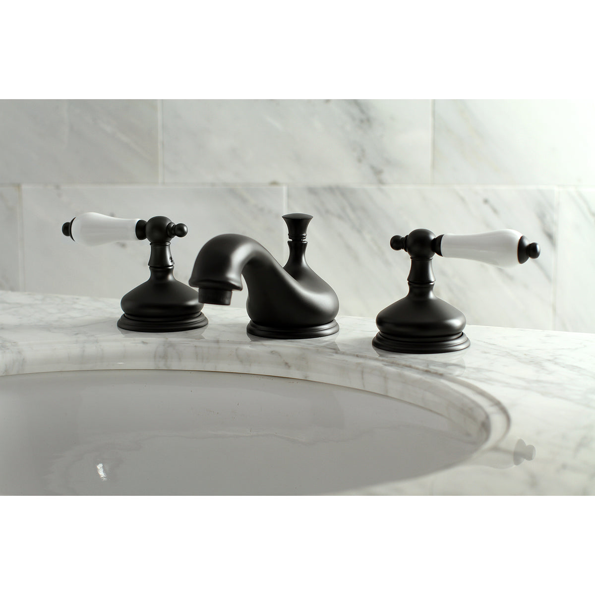 Kingston Brass KS1162PL 8 in. Widespread Bathroom Faucet