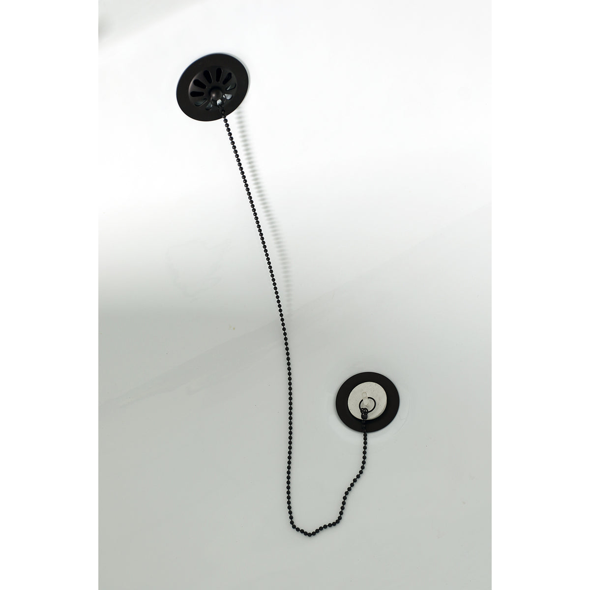 Kingston Brass Clawfoot Tub Waste & Overflow Drain, 20 Gauge