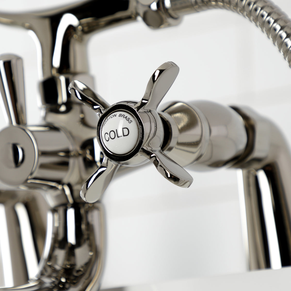 Essex Deck Mount Clawfoot Tub Faucet with Hand Shower