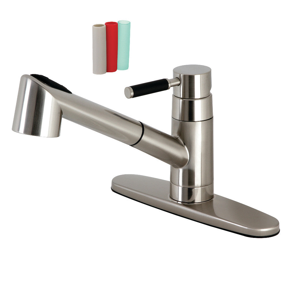 Gourmetier GSC8571DKL Kaiser Single-Handle Pull-Out Kitchen Faucet