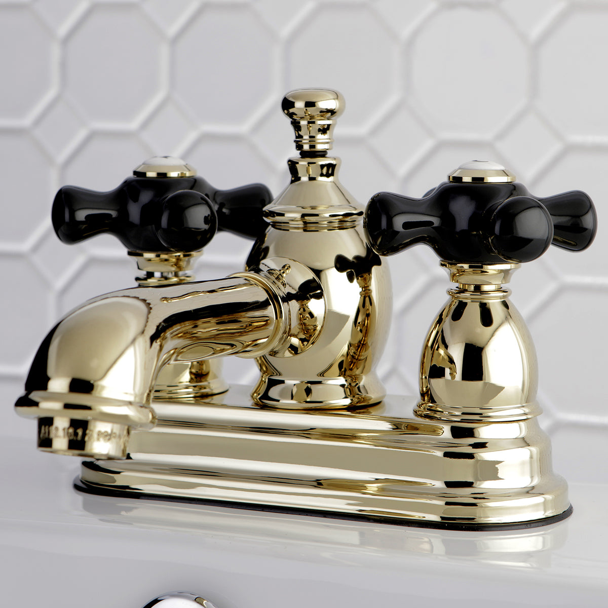 Kingston Brass KS7005PKX 4 in. Centerset Bathroom Faucet