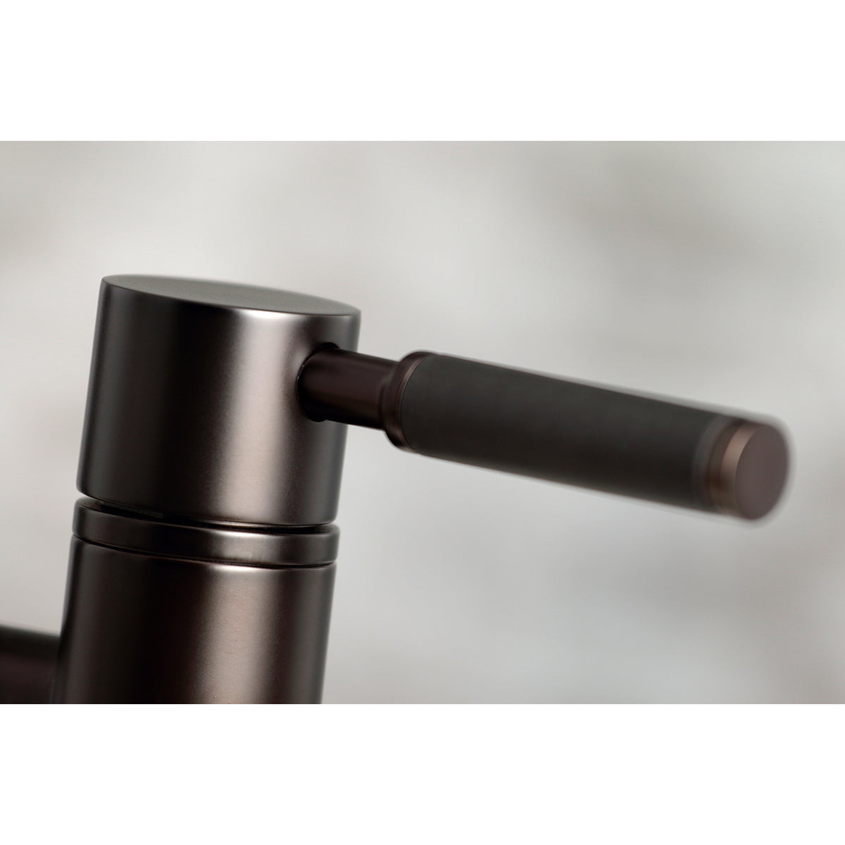 Kingston Brass KS8288DKLBS Concord Two-Handle Bridge Kitchen Faucet with Brass Side Sprayer