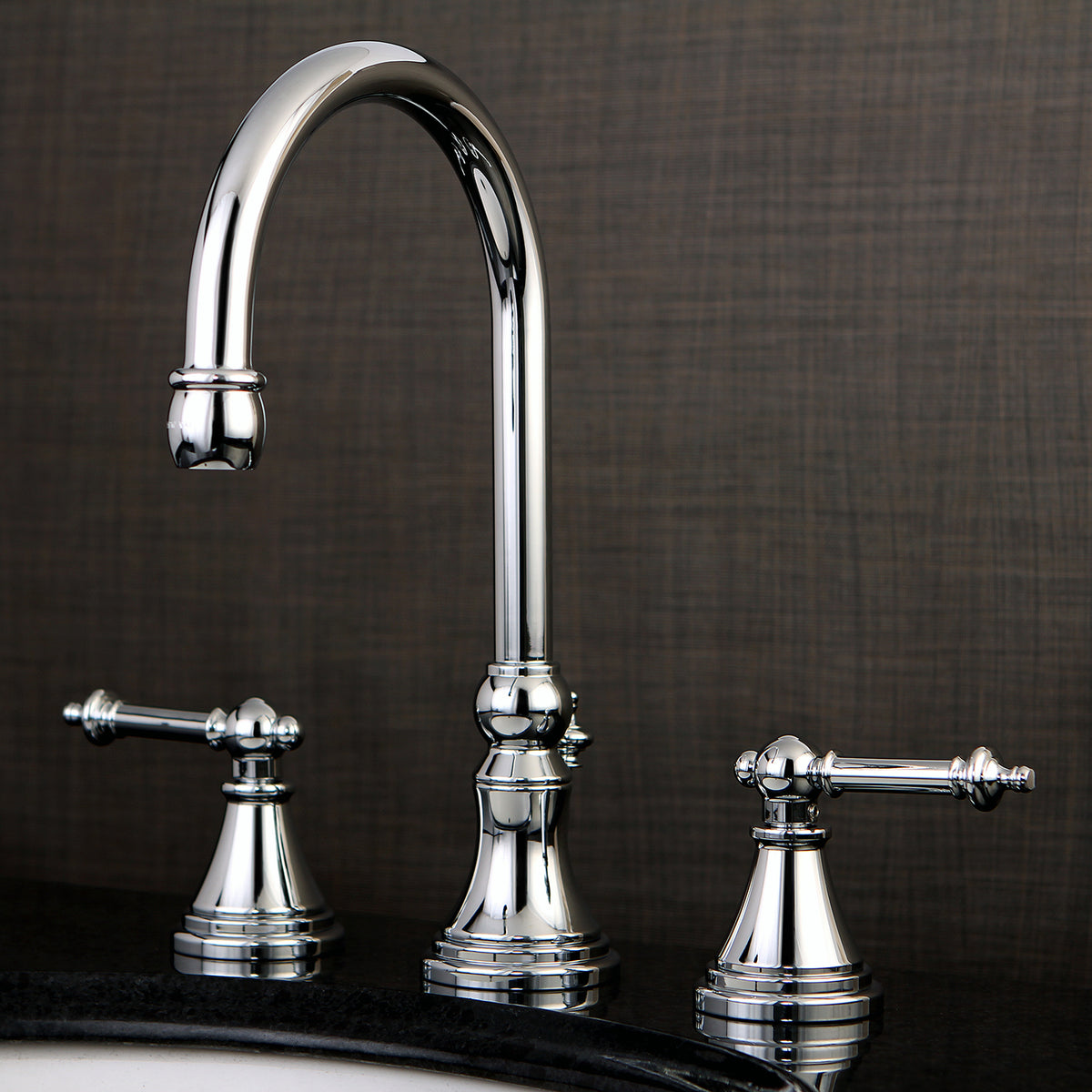 Kingston Brass KS2981TL Templeton Widespread Bathroom Faucet with Brass Pop-Up