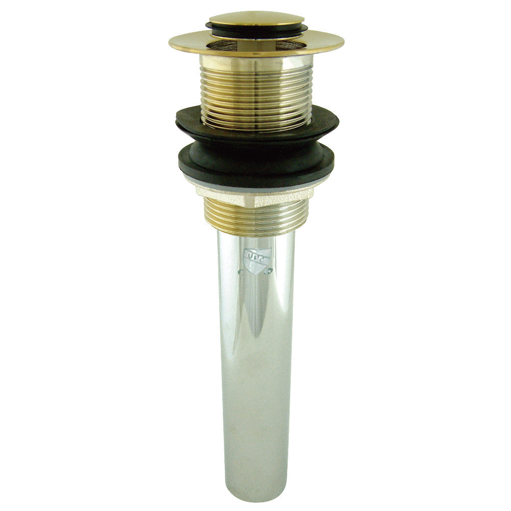 Kingston Brass Push Pop-Up Drain without Overflow