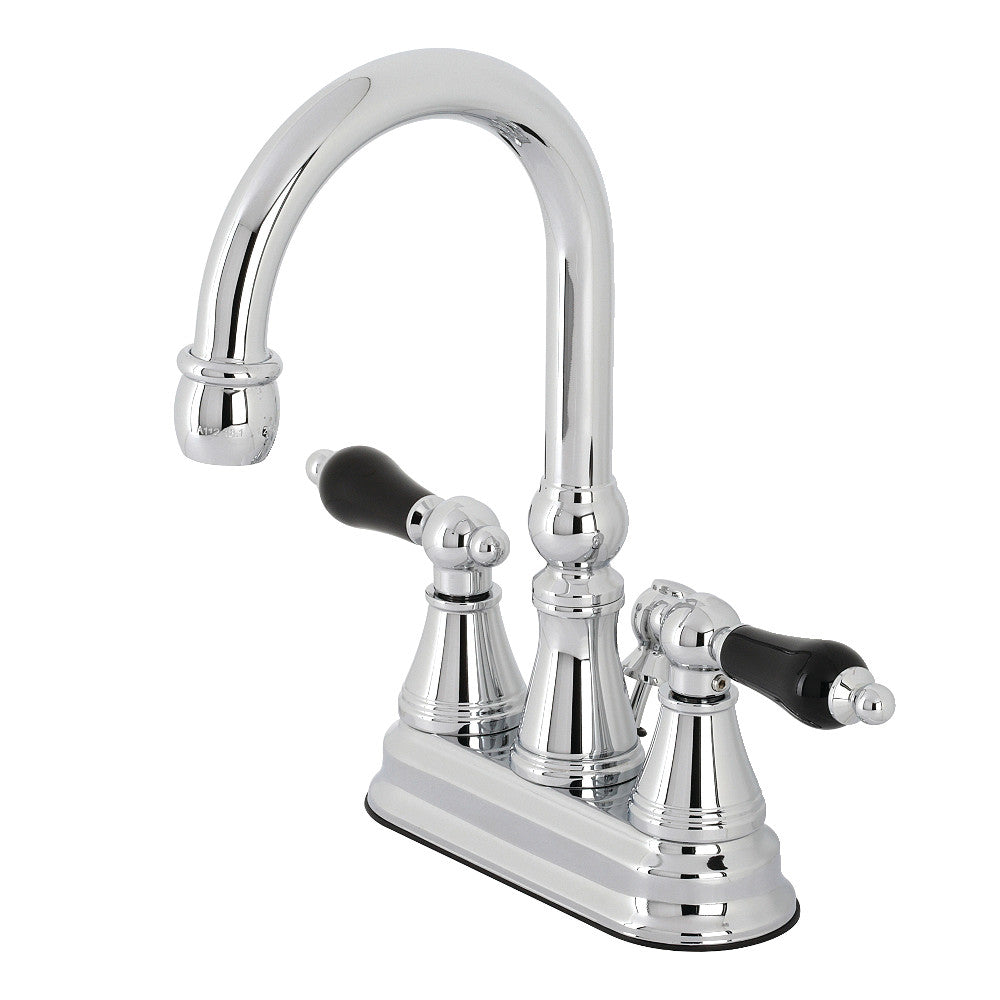 Kingston Brass KS2612PKL Duchess 4 in. Centerset Bathroom Faucet with Brass Pop-Up