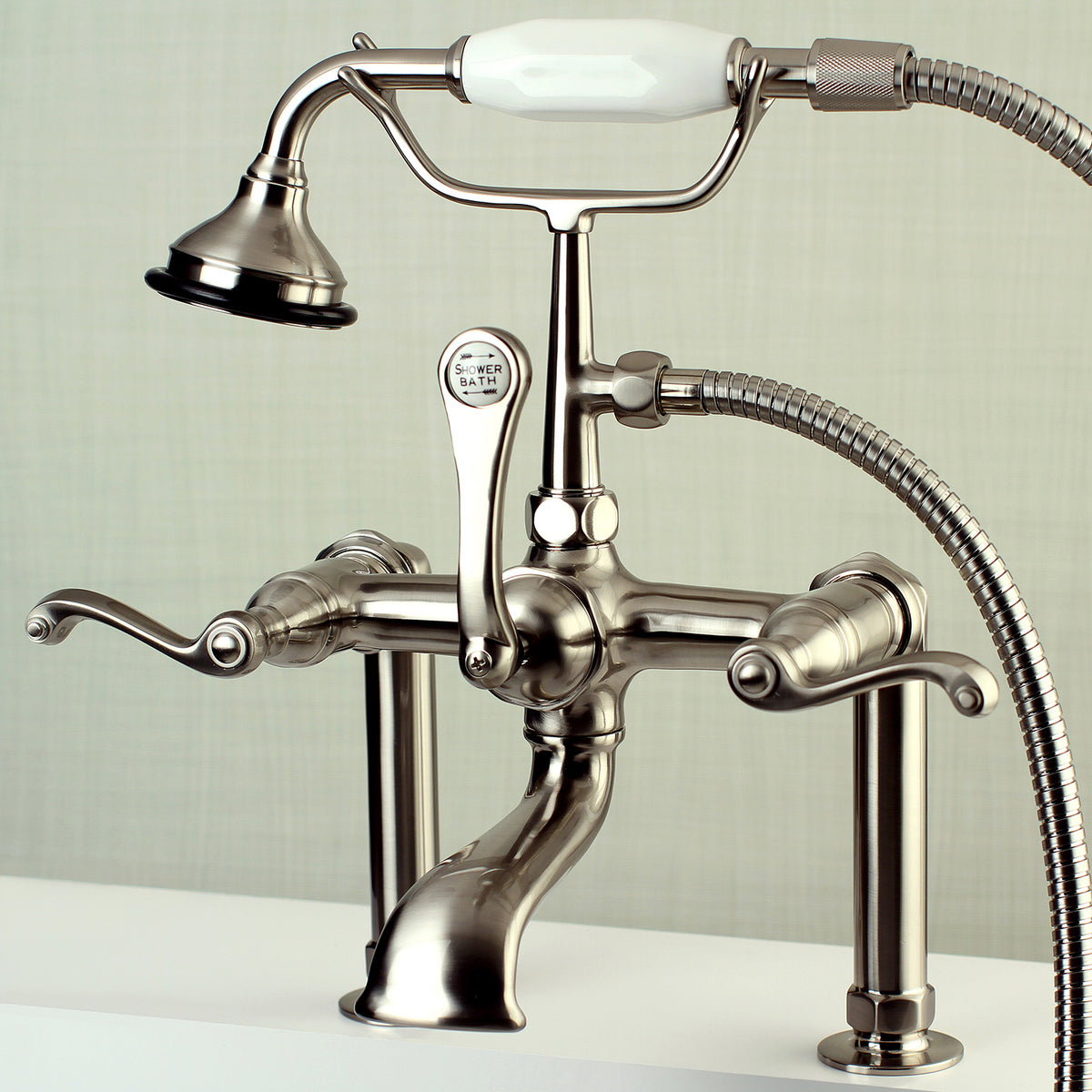 Aqua Vintage Royale Deck Mount Clawfoot Tub Faucet