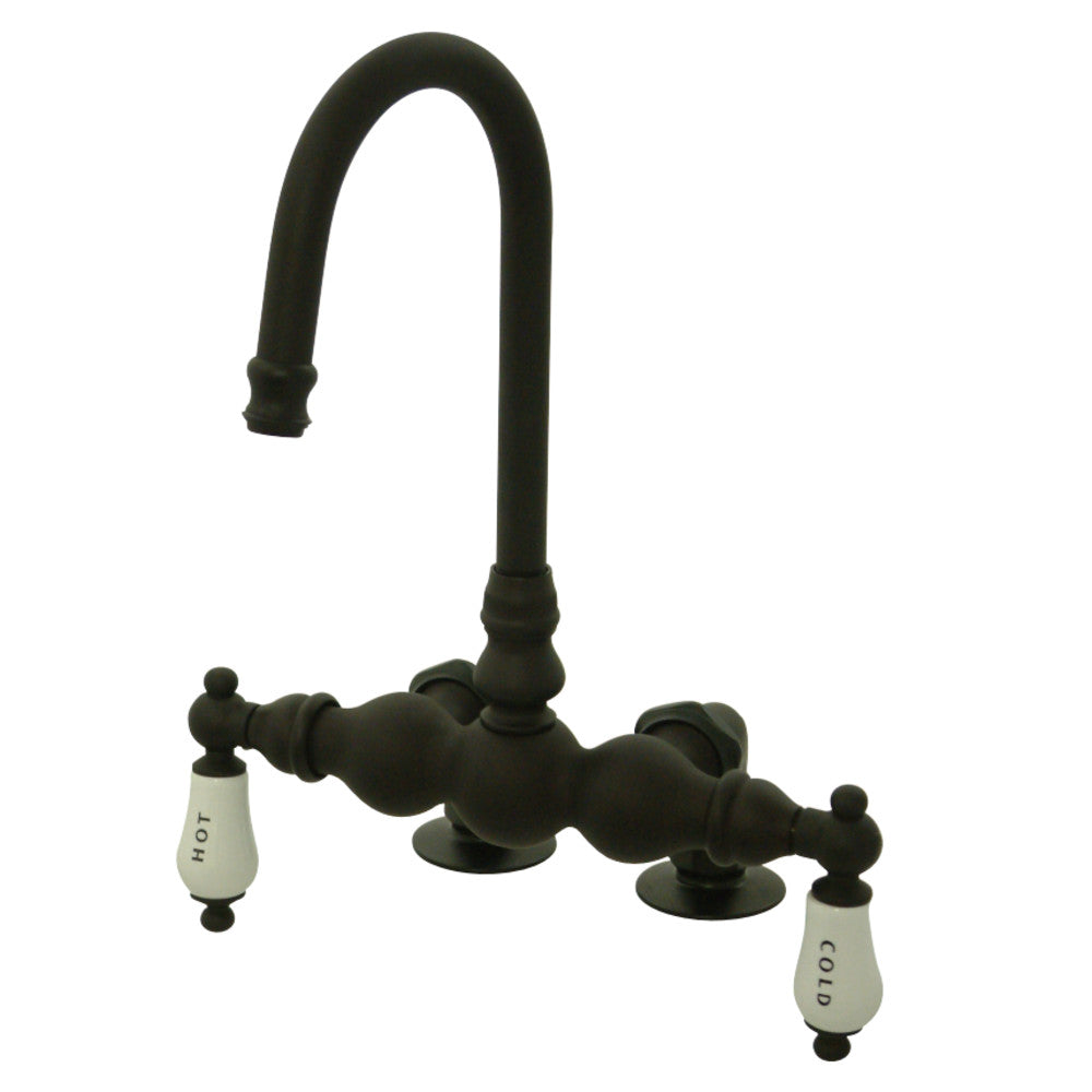 Vintage 3-3/8-Inch Deck Mount Tub Faucet