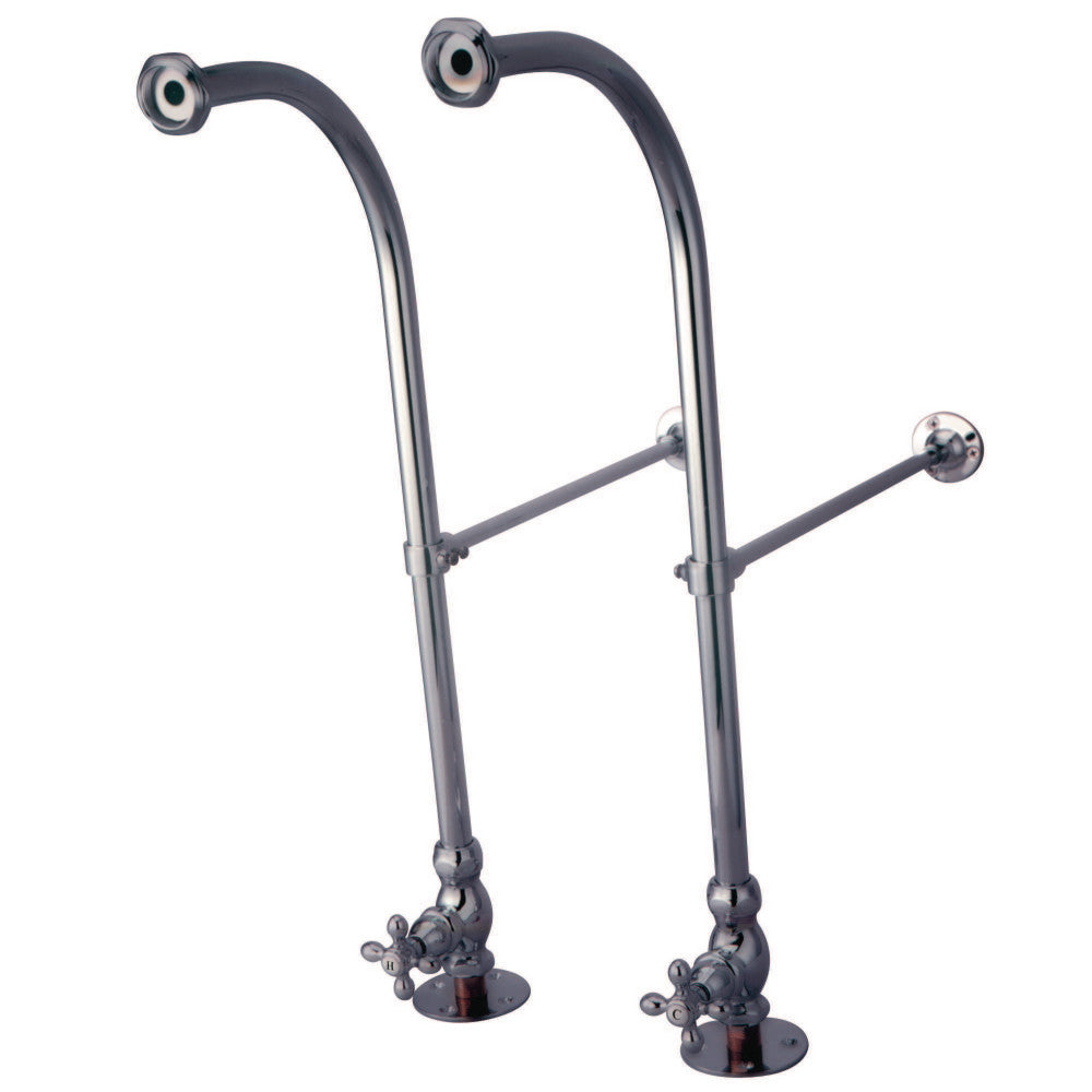 Kingston Brass Rigid Freestand Supplies with Stops