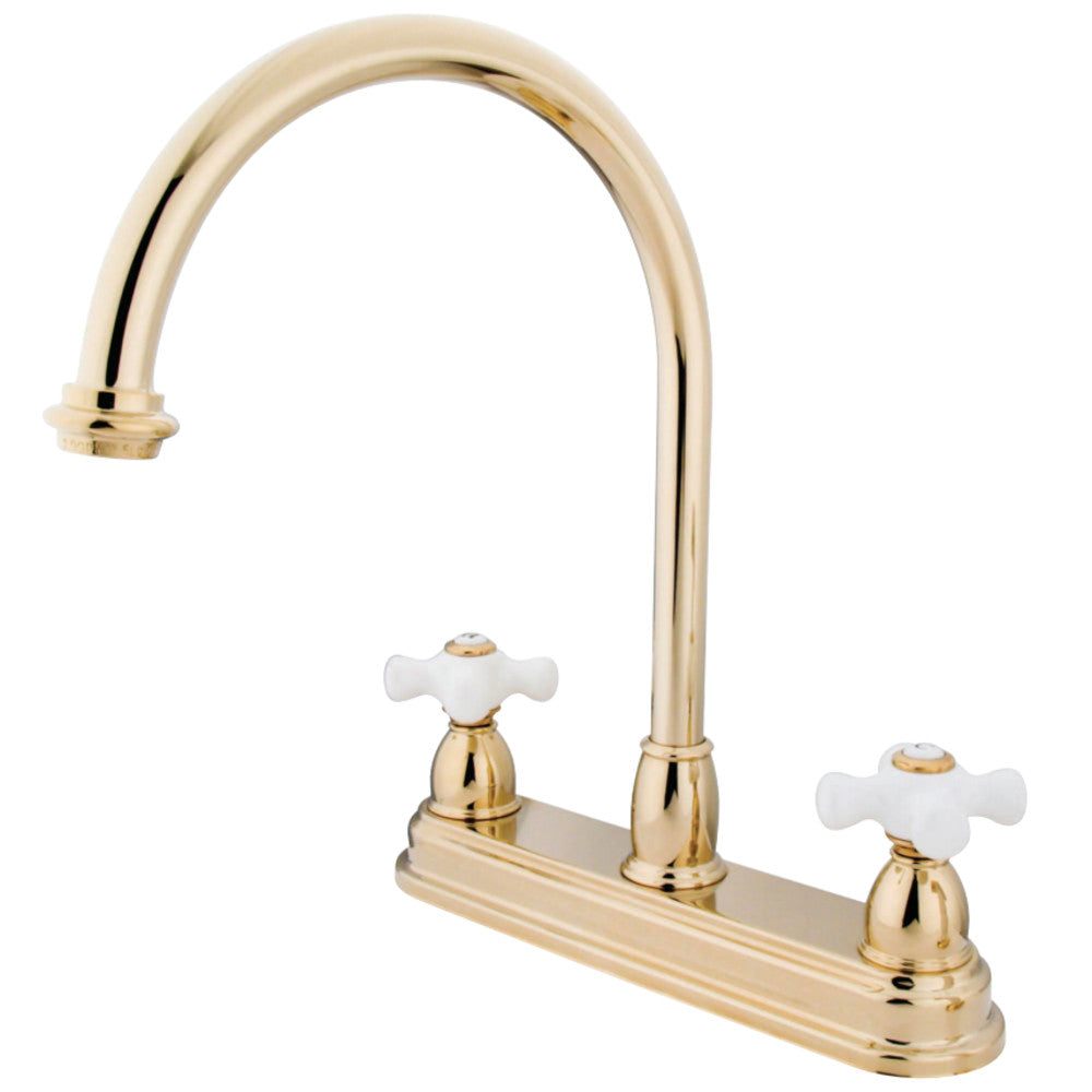 Kingston Brass KB3741PX Restoration Centerset Kitchen Faucet