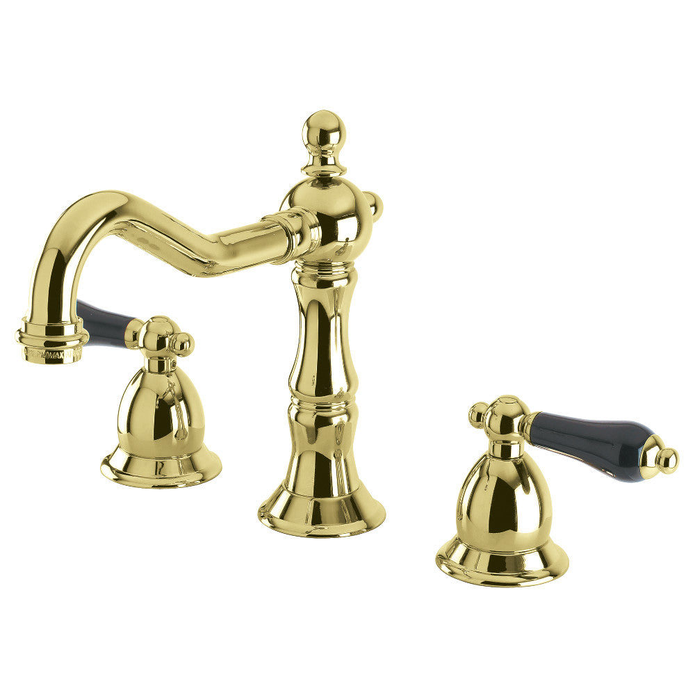Kingston Brass KS1975PKL Duchess Widespread Bathroom Faucet with Brass Pop-Up