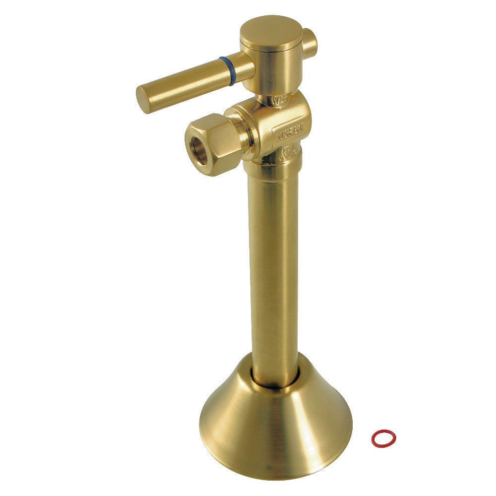 Kingston Brass 1/2" Sweat x 3/8" OD Comp Angle Shut-Off Valve with 5" Extension