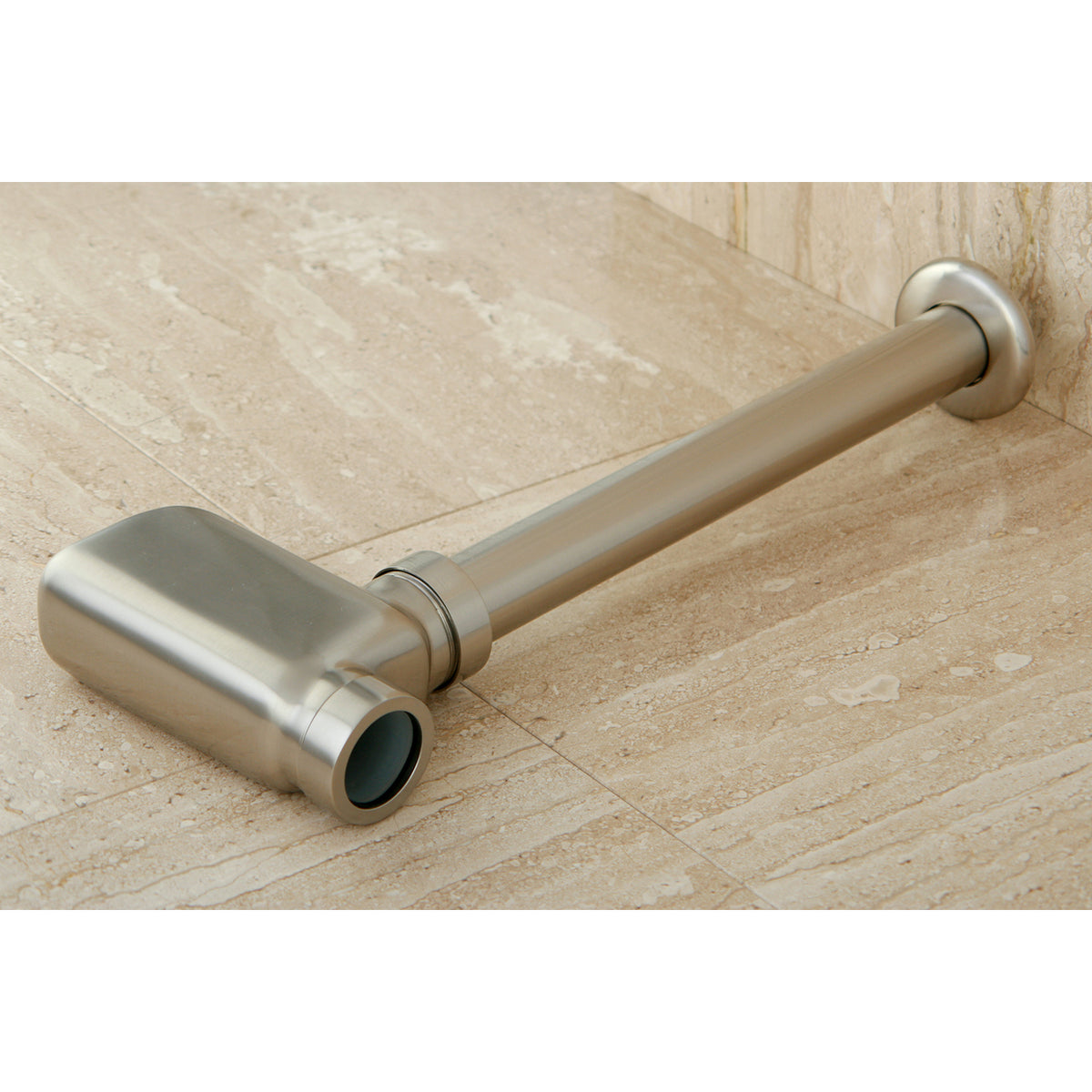 Kingston Brass Bottle-Trap Brass Round Siphon, 1-1/4" O.D., 18 Gauge