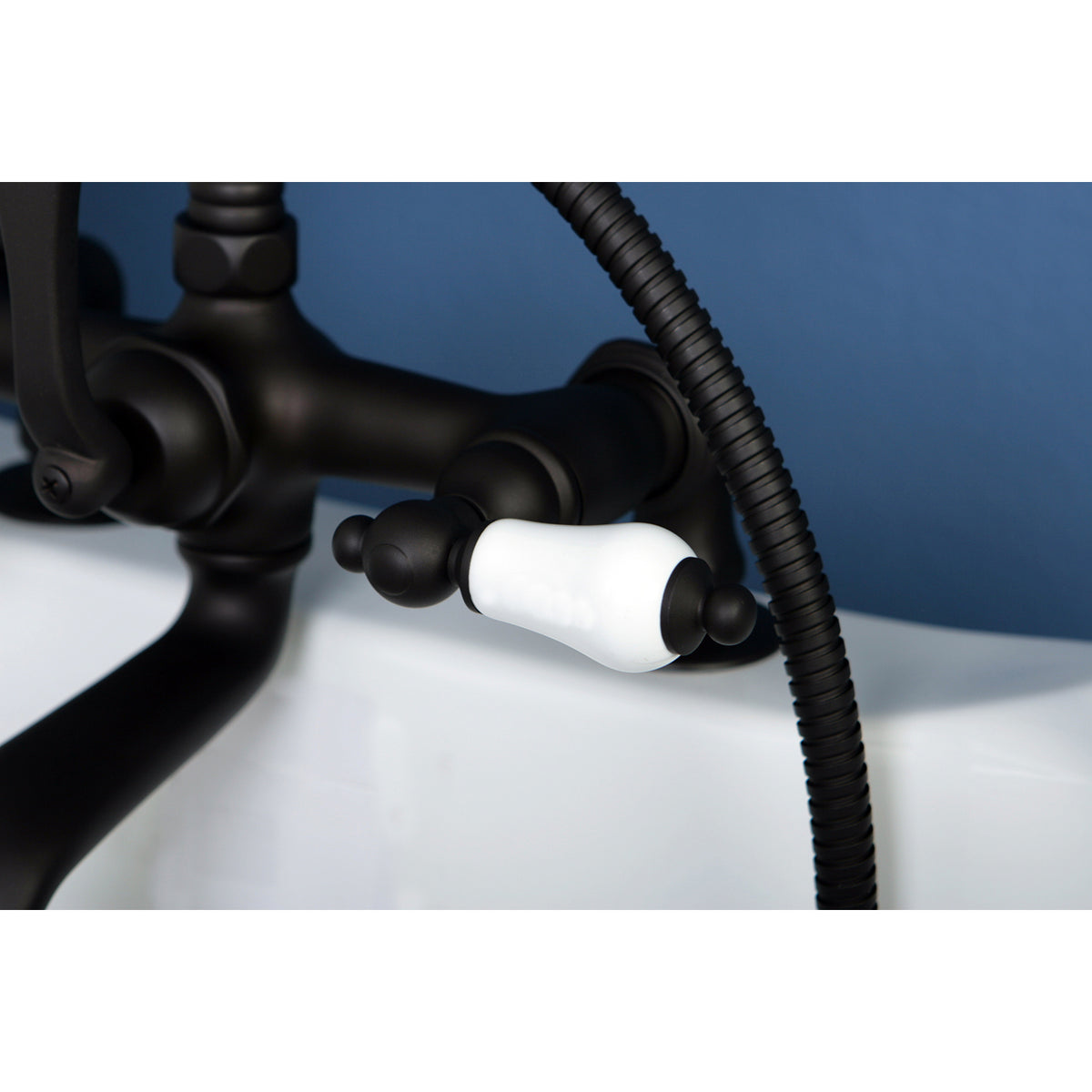 Vintage 7-Inch Deck Mount Tub Faucet