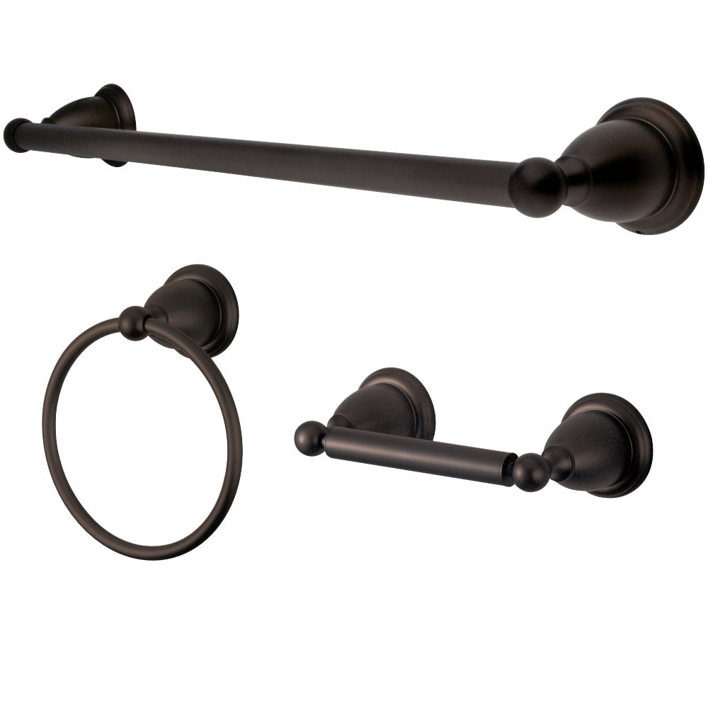 Kingston Brass Heritage 3-Piece Bathroom Accessory Set
