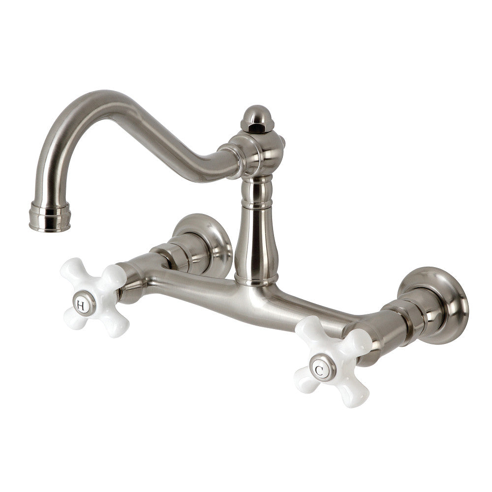 Kingston Brass KS3246PX Vintage Wall Mount Bathroom Faucet