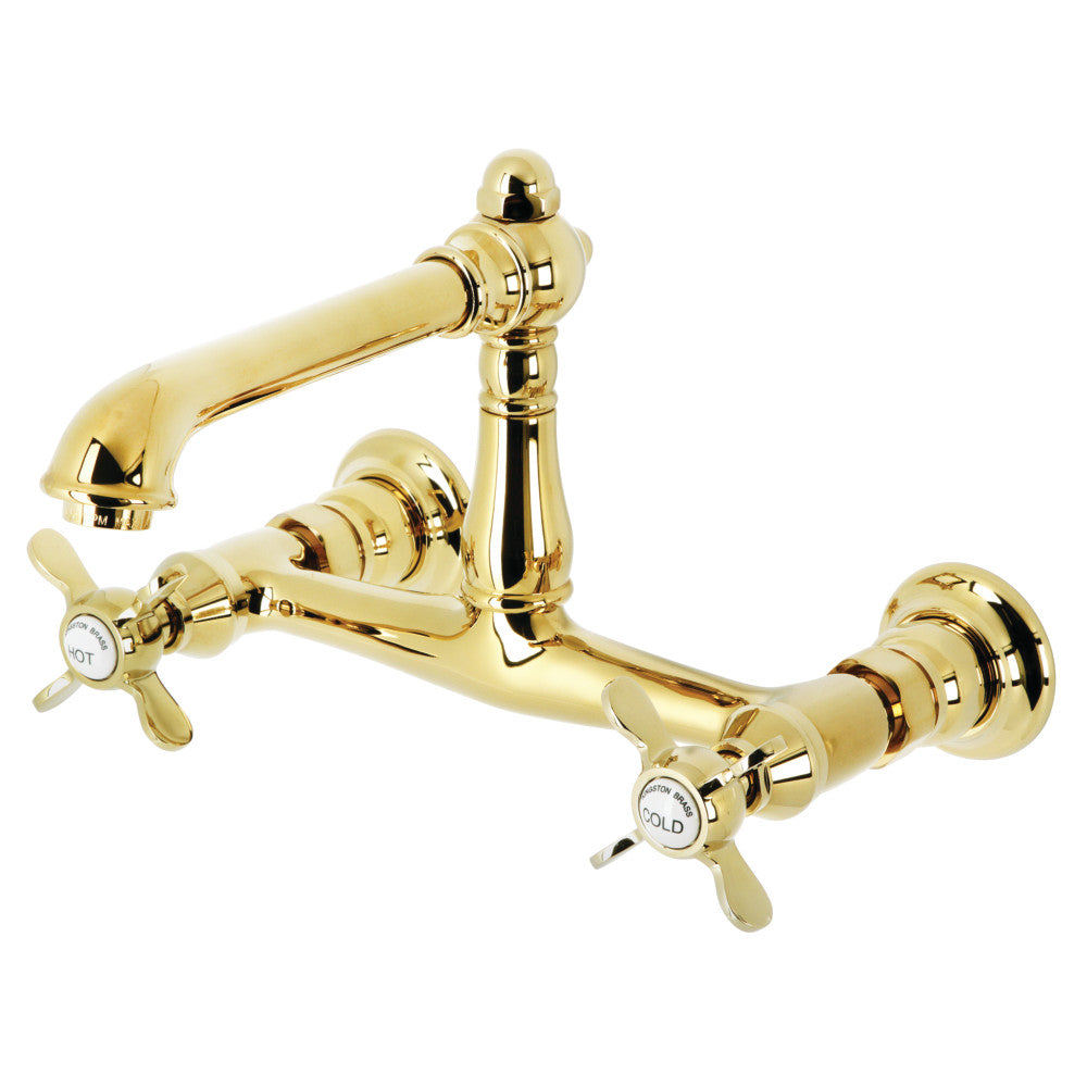 Kingston Brass KS7246BEX Essex Wall Mount Bathroom Faucet