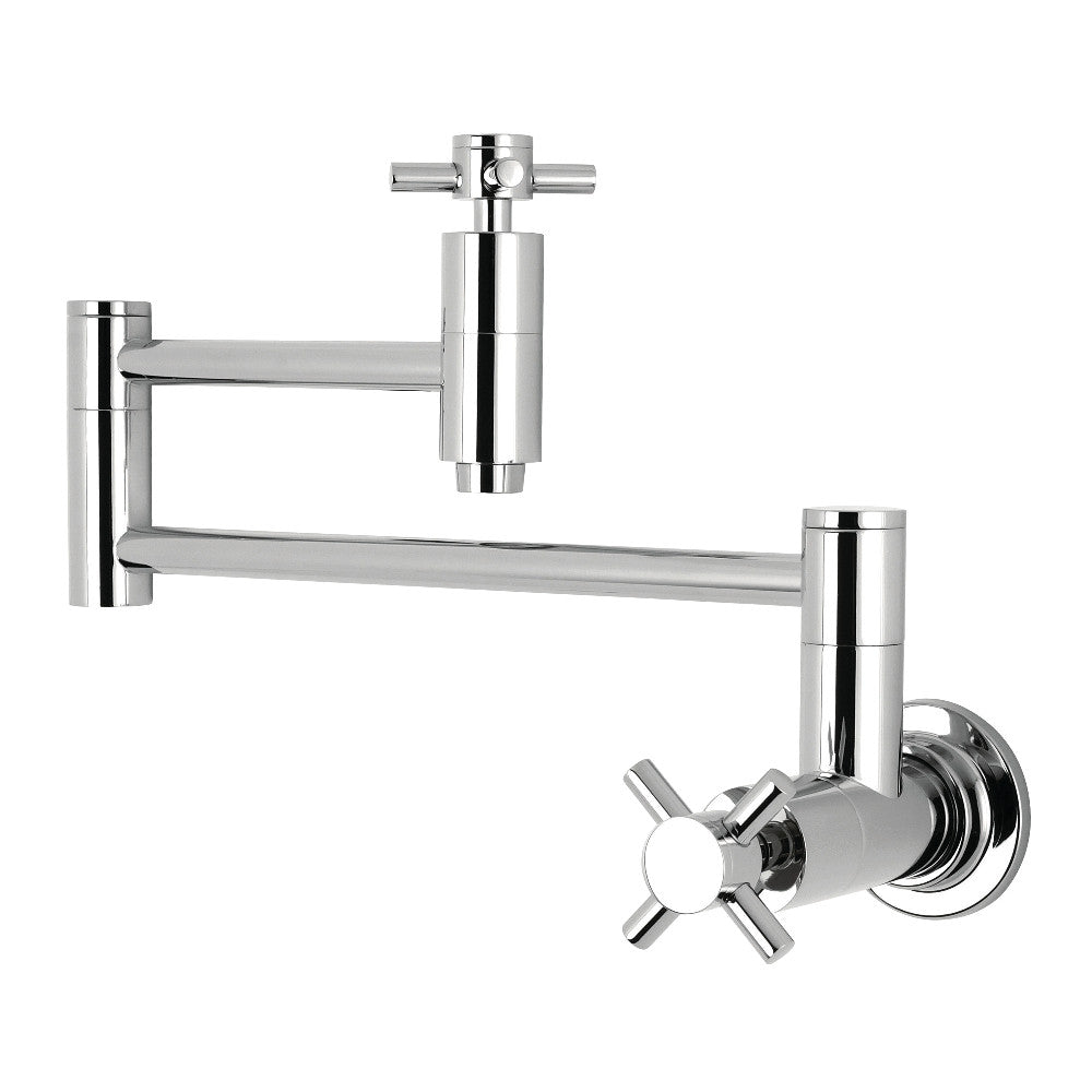 Kingston Brass KS8101DX Concord Wall Mount Pot Filler Kitchen Faucet