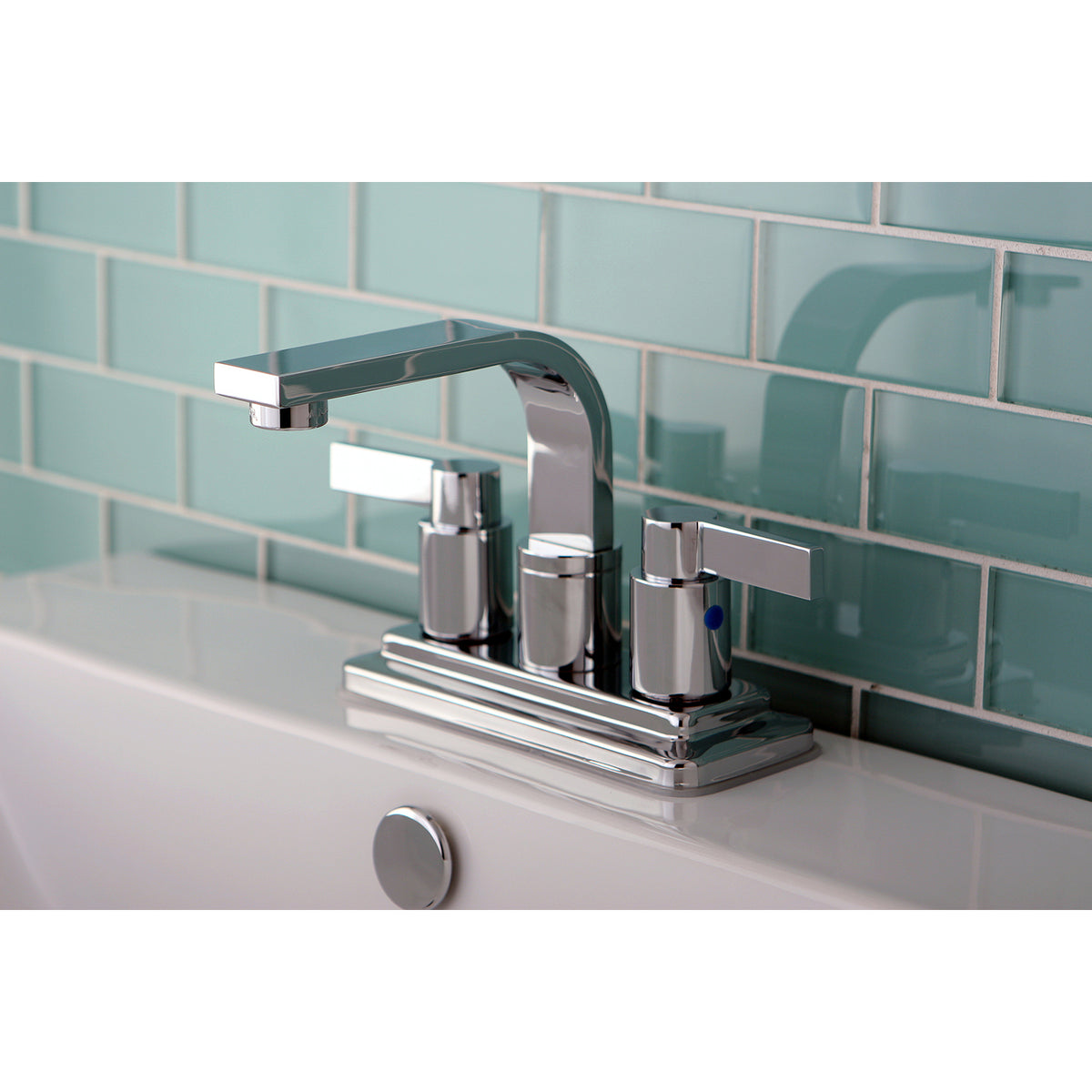 Kingston Brass KB8462NDL NuvoFusion 4-Inch Centerset Bathroom Faucet
