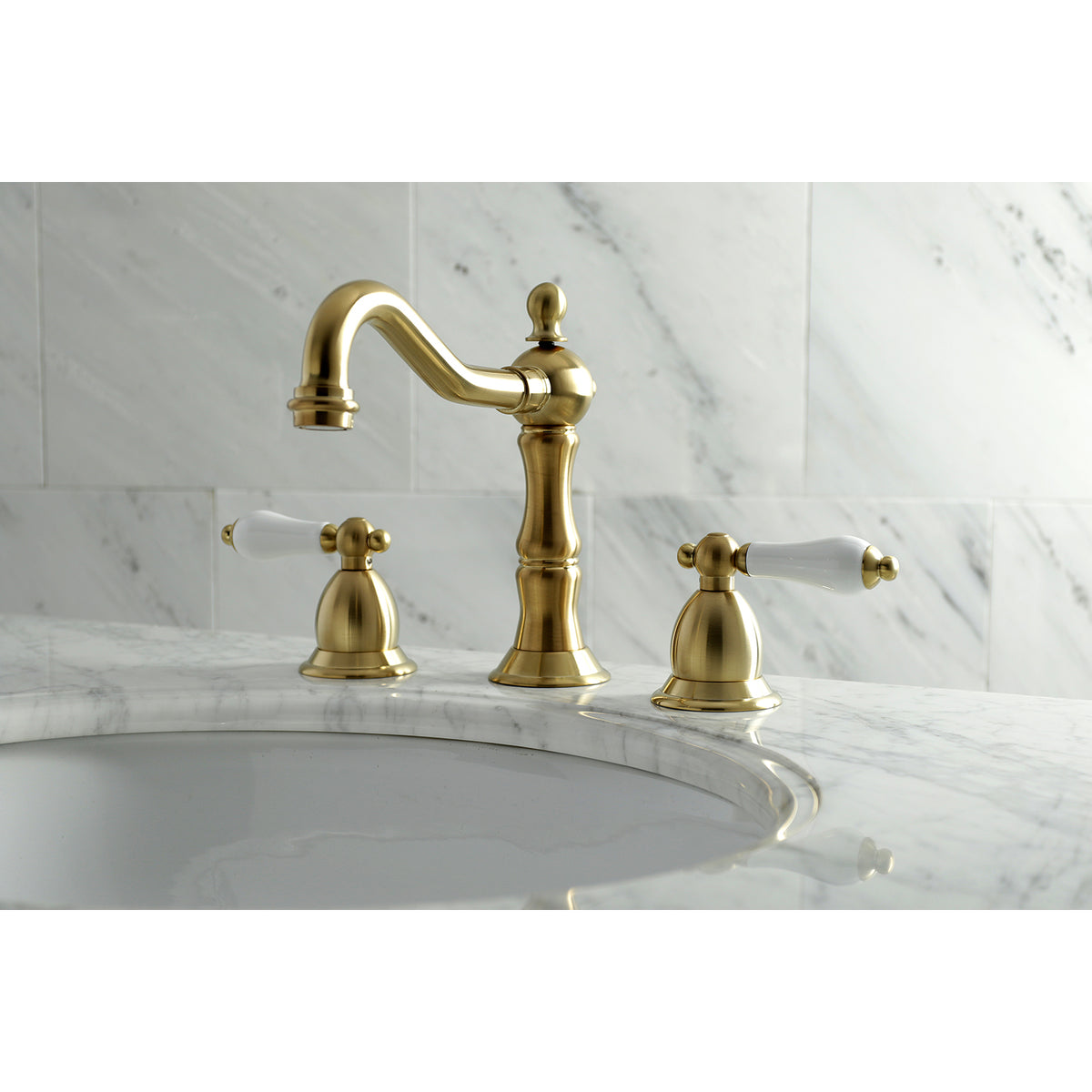 Kingston Brass KS1971PL 8 in. Widespread Bathroom Faucet