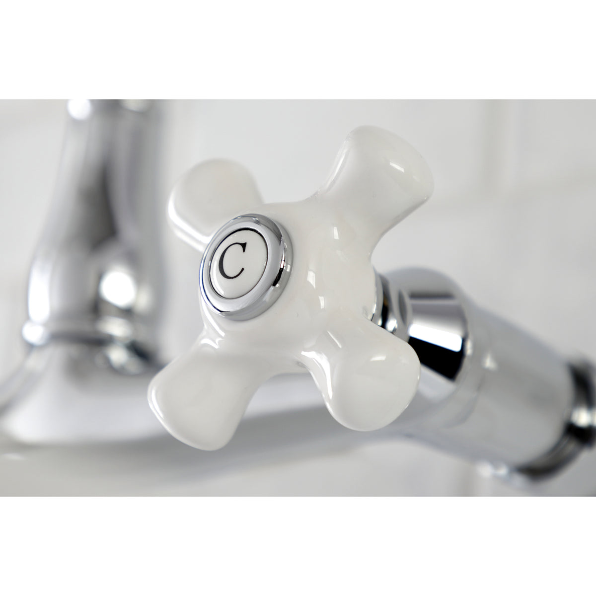 Kingston Brass KS3246PX Vintage Wall Mount Bathroom Faucet