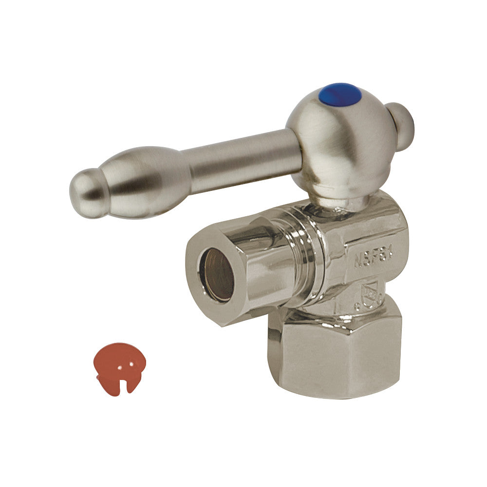 Kingston Brass 1/2" IPS X 3/8" OD Comp Angle Stop Valve