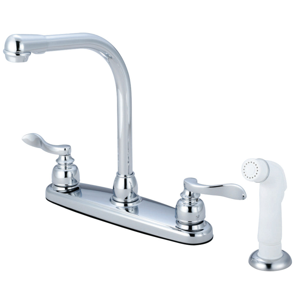 Kingston Brass KB8758NFL NuWave French Centerset Kitchen Faucet