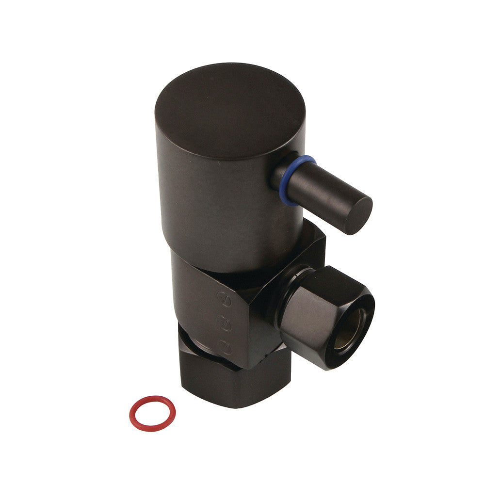 Kingston Brass Concord 5/8"O.D x 3/8" O.D Anti-Seize Deluxe Quarter Turn Ceramic Hardisc Cartridge Angle Stop