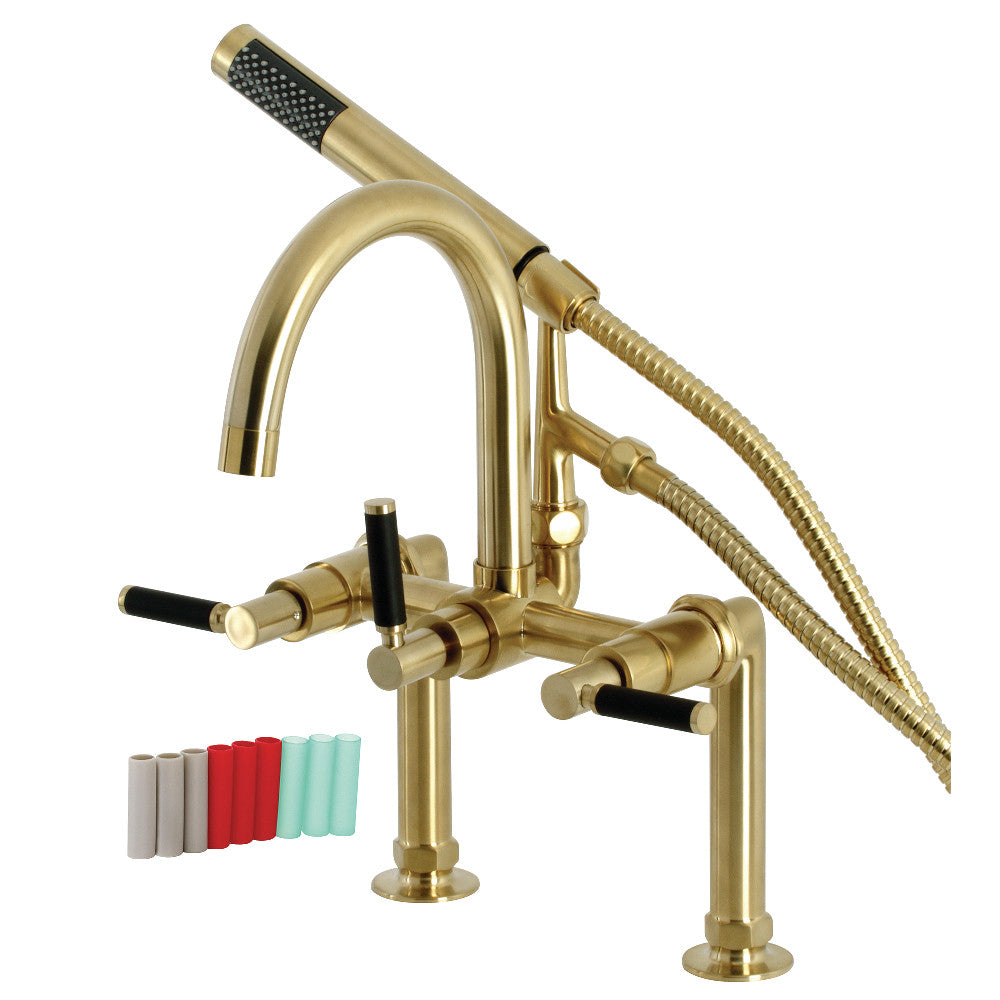 Aqua Vintage Kaiser 7-Inch Deck Mount Clawfoot Tub Faucet
