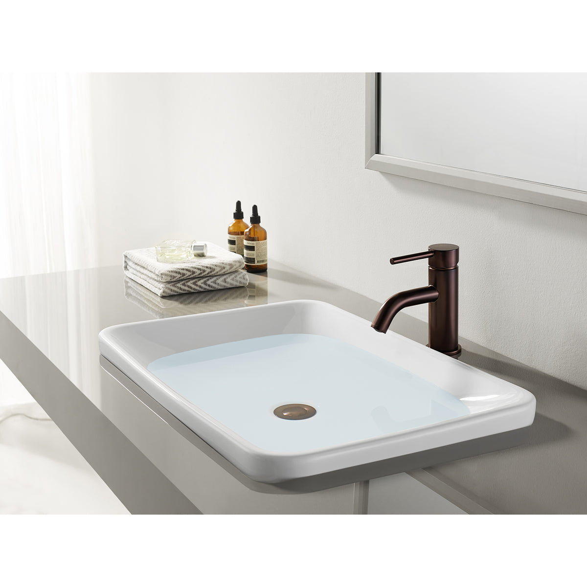 Fauceture LS8227DL Concord Single-Handle Bathroom Faucet with Push Pop-Up