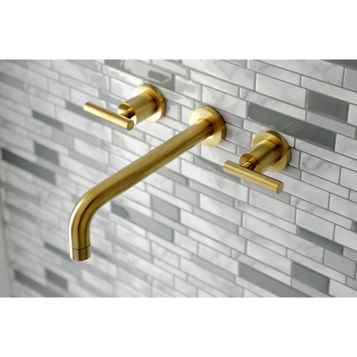 Manhattan Two-Handle Wall Mount Tub Faucet