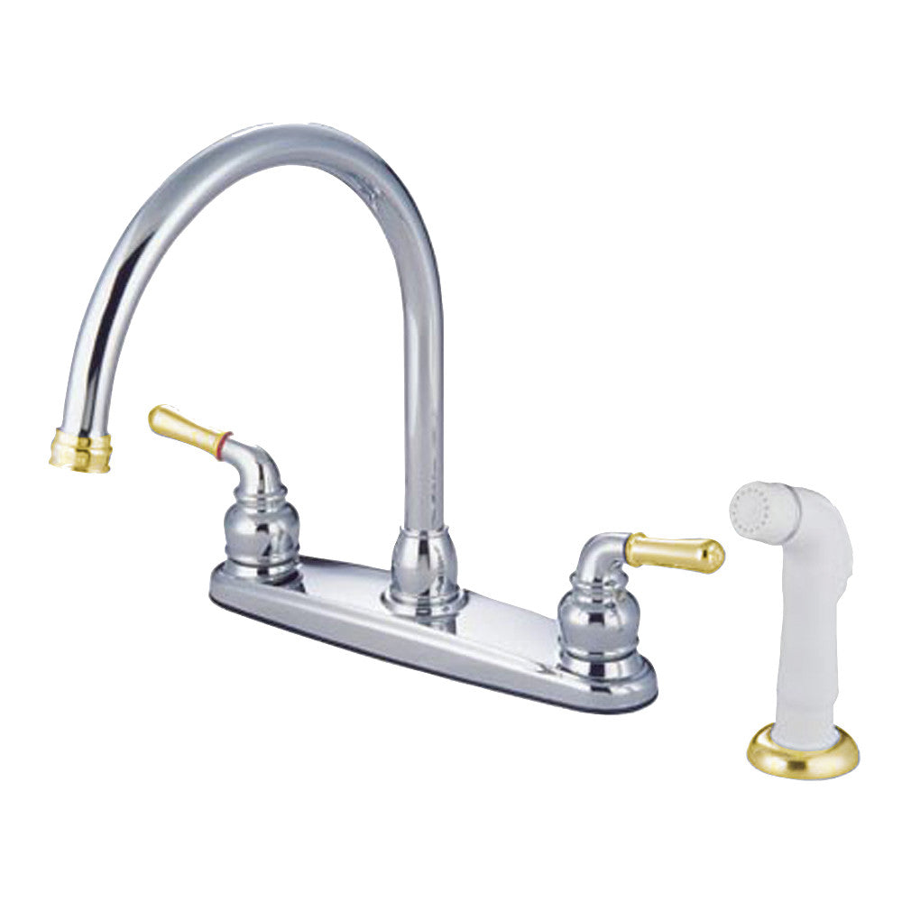 Kingston Brass KB795 Magellan 8-Inch Centerset Kitchen Faucet