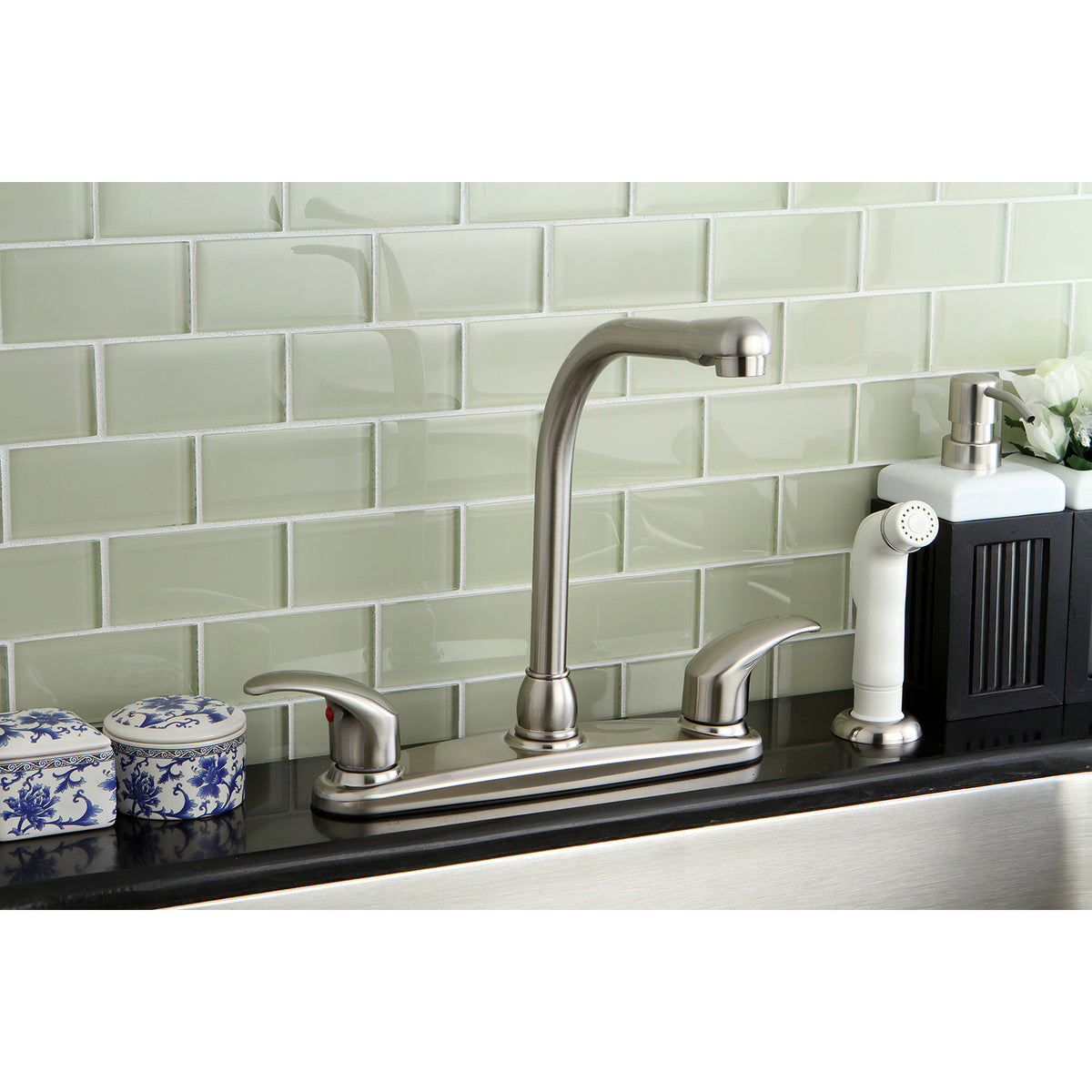 Kingston Brass KB718LL Legacy 8-Inch Centerset Kitchen Faucet