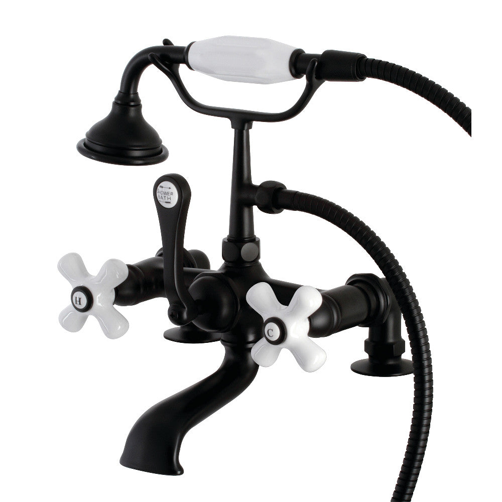 Aqua Vintage 7-Inch Tub Faucet with Hand Shower