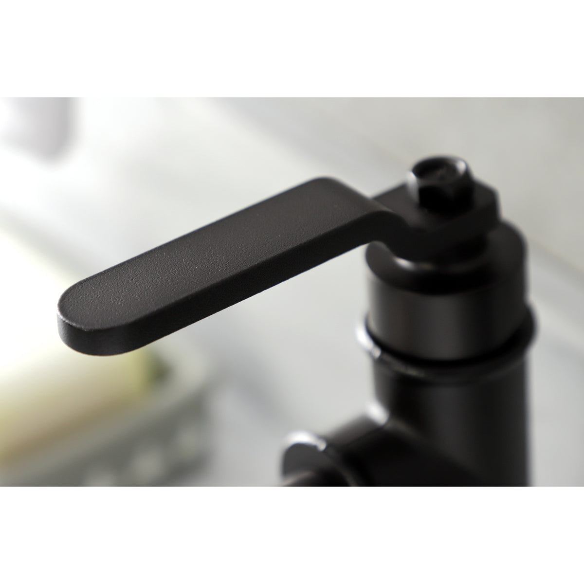 Kingston Brass KSD2828KL Whitaker Single-Handle Bathroom Faucet with Push Pop-Up