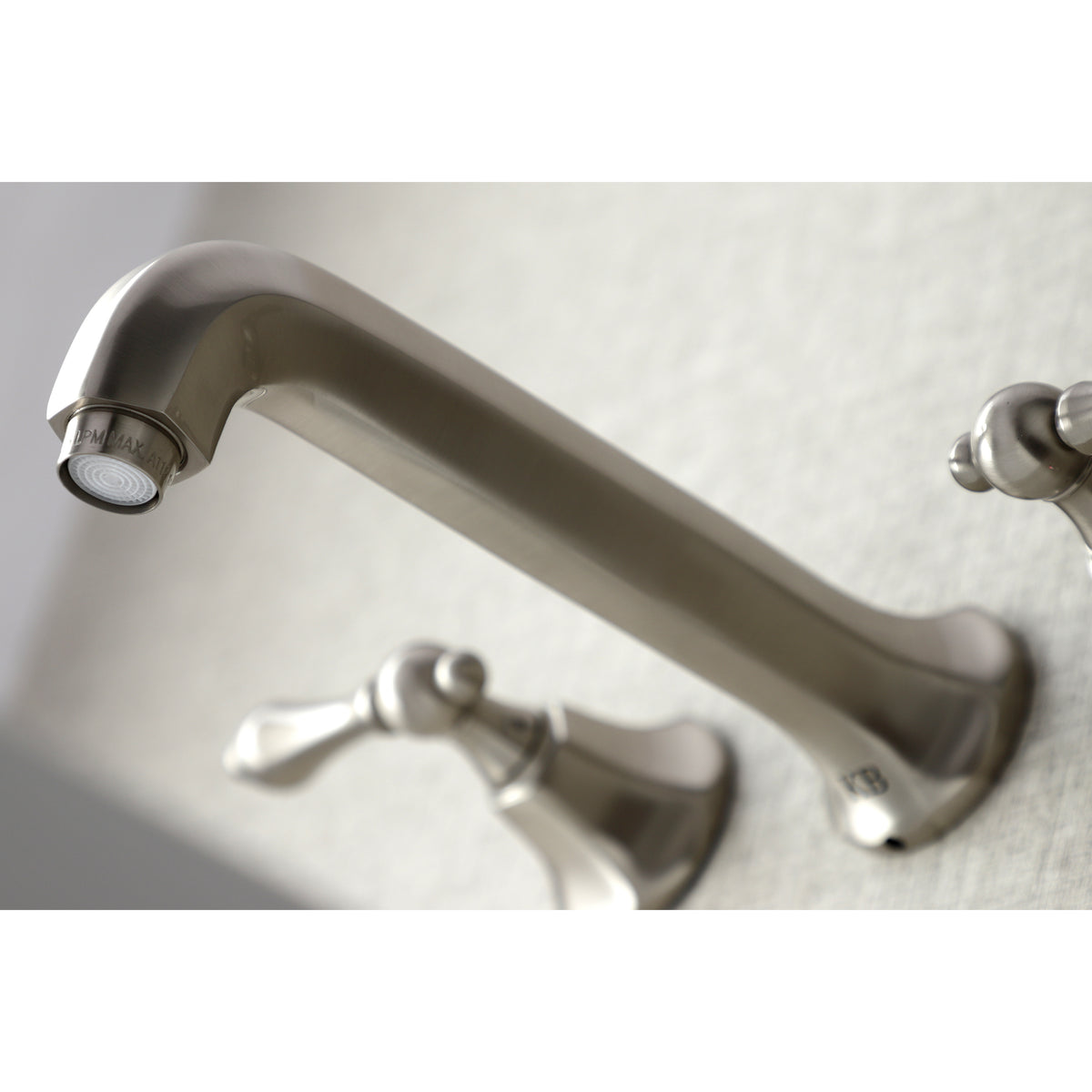 Kingston Brass KS4128AL Metropolitan 2-Handle Wall Mount Bathroom Faucet