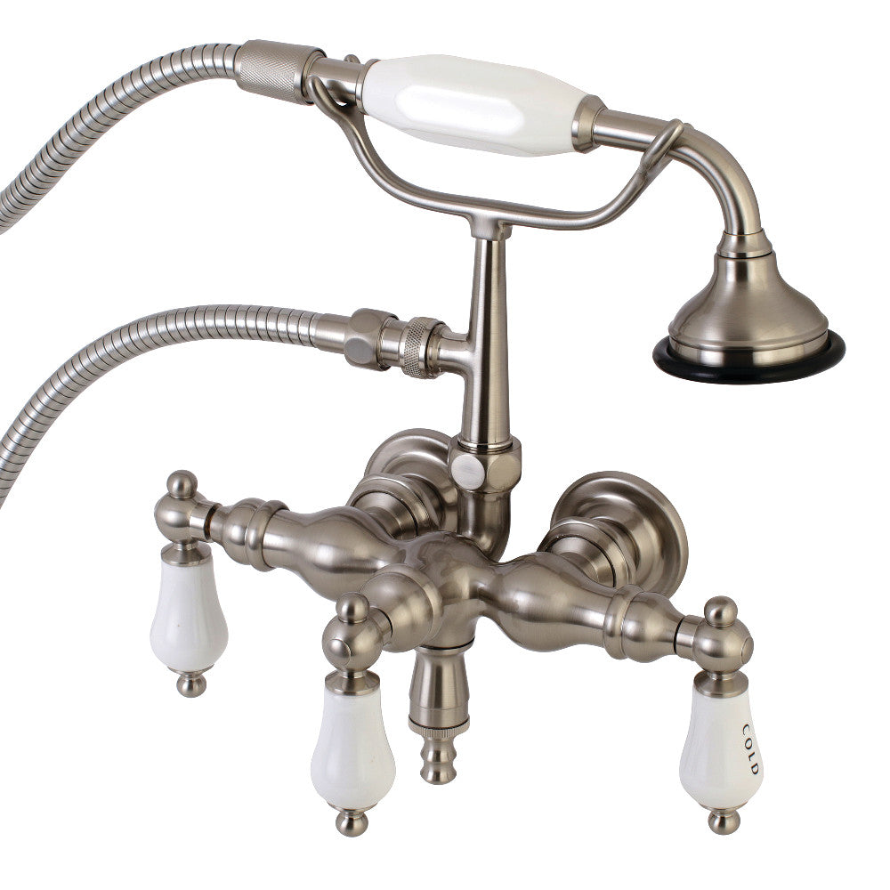 Aqua Vintage Vintage 39510 Inch Wall Mount Tub Faucet with Hand Shower