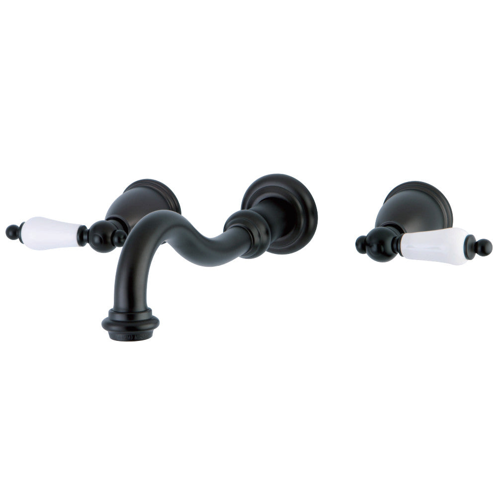 Kingston Brass KS3122PL Vintage 2-Handle Wall Mount Bathroom Faucet