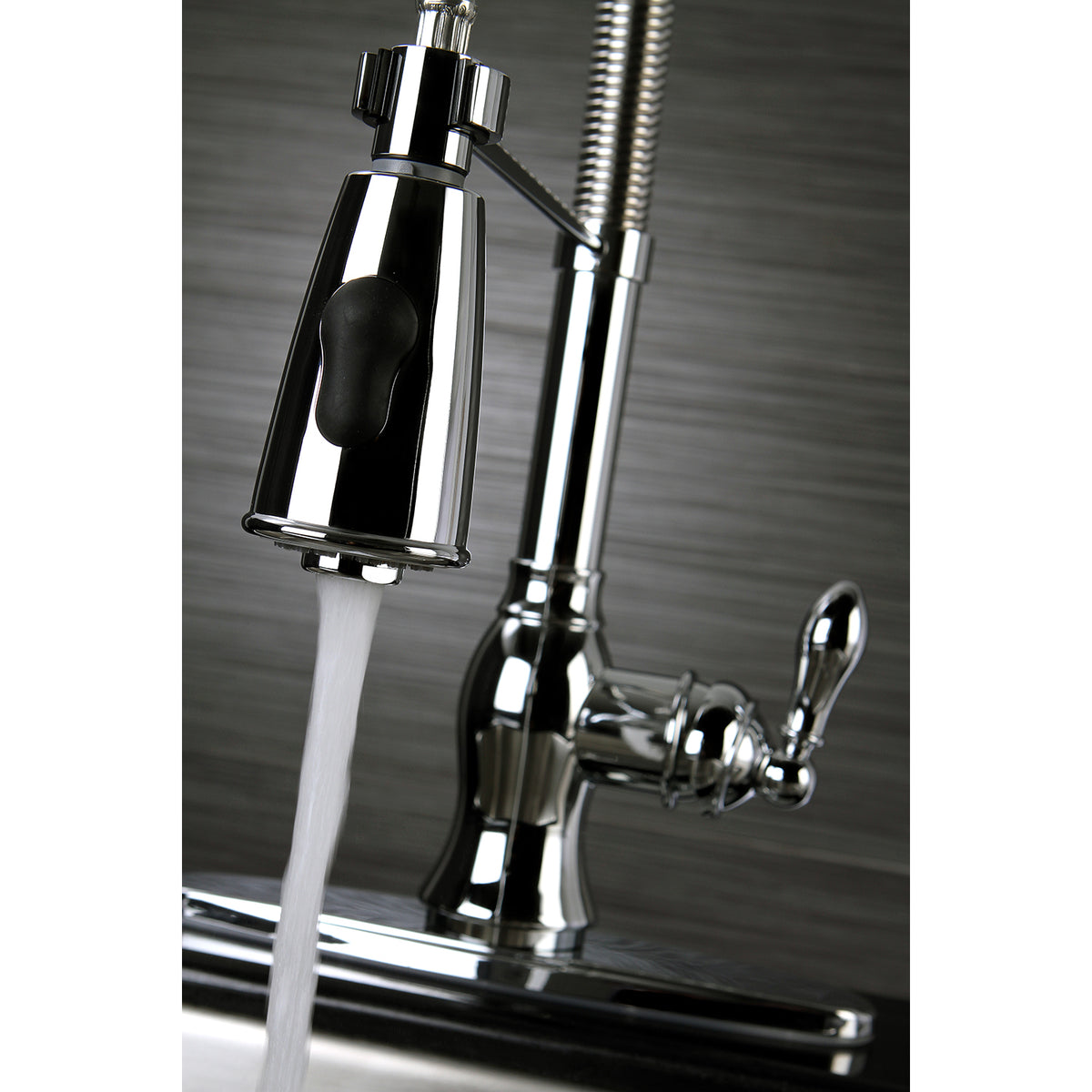 Gourmetier GSY8891ACL American Classic Single-Handle Pre-Rinse Kitchen Faucet