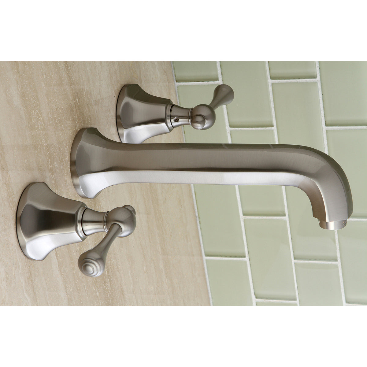 Kingston Brass KS4128BL Wall Mount Bathroom Faucet
