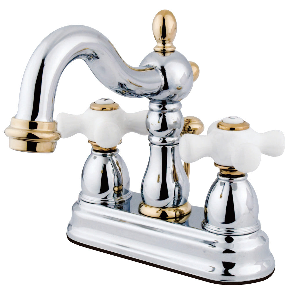 Kingston Brass KB160PXAC Heritage 4 in. Centerset Bathroom Faucet