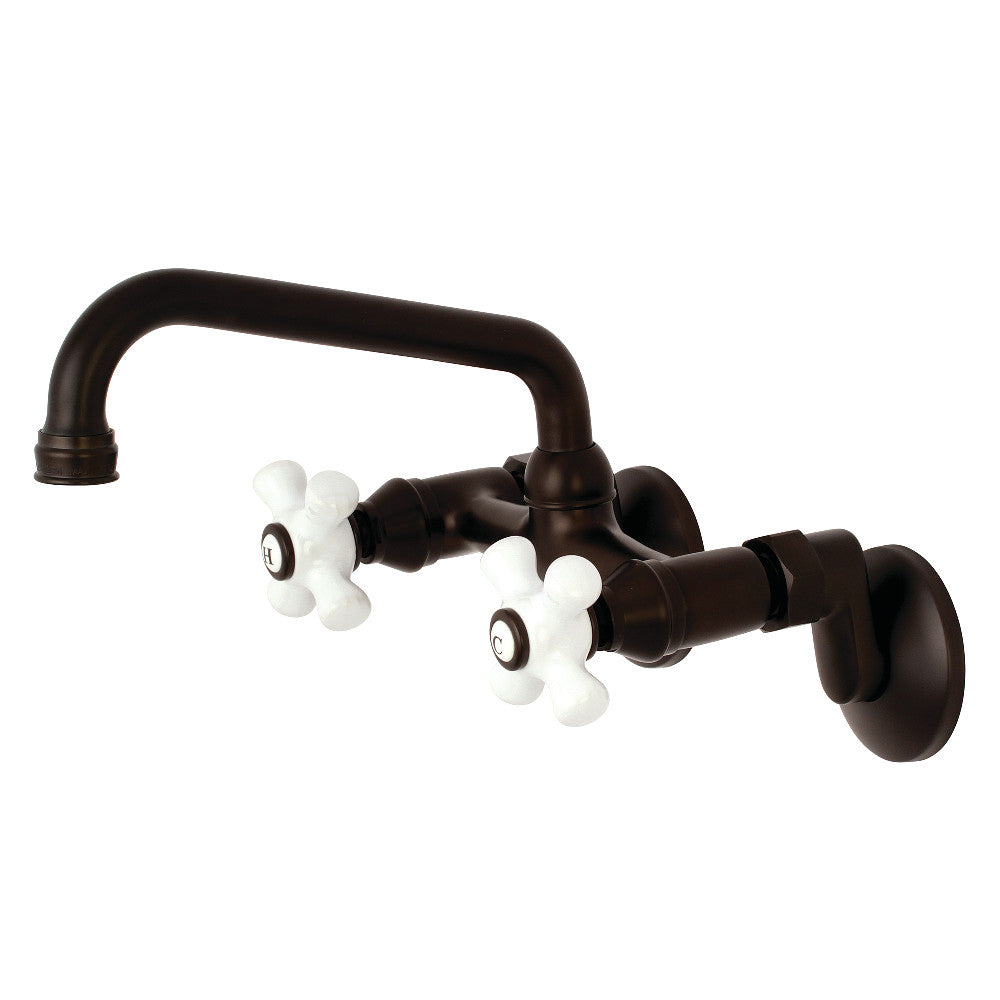 Kingston Brass KS613SB Kingston Two Handle Wall Mount Kitchen Faucet