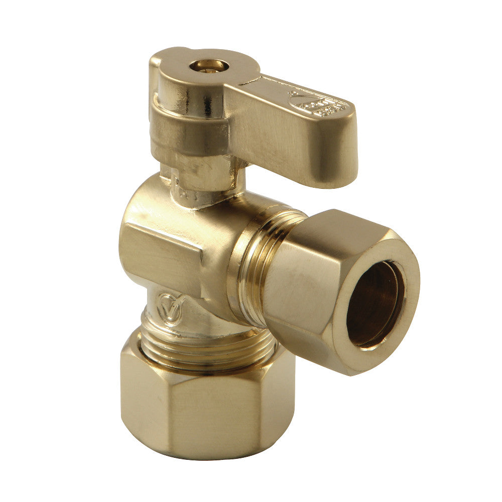 Kingston Brass 5/8" OD Comp X 1/2" OD Comp Angle Stop Valve