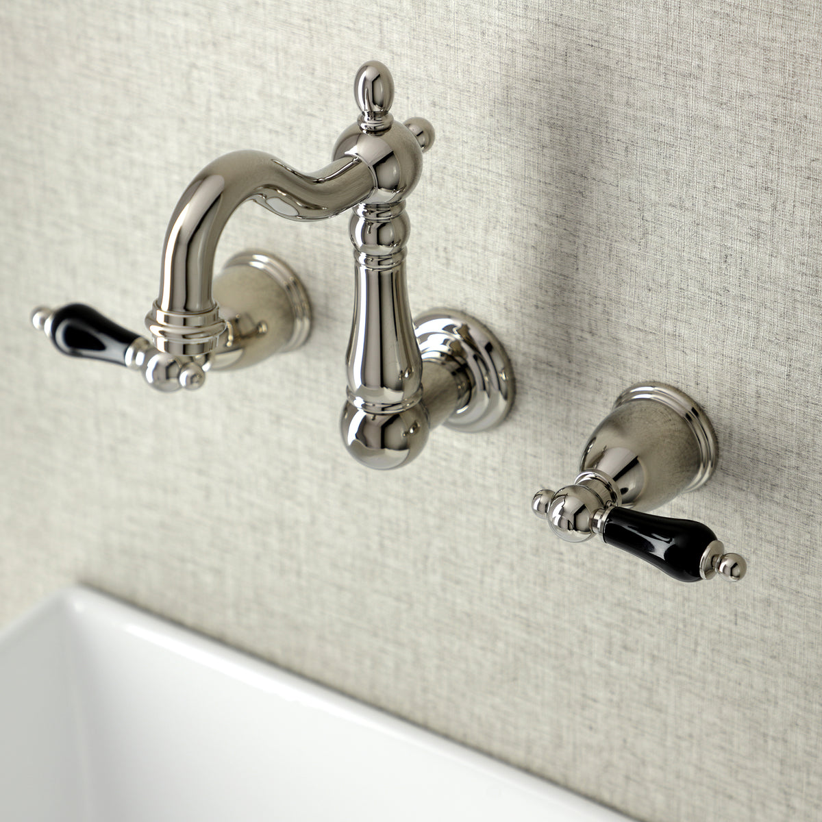 Kingston Brass KS1220PKL Duchess Two-Handle Wall Mount Bathroom Faucet