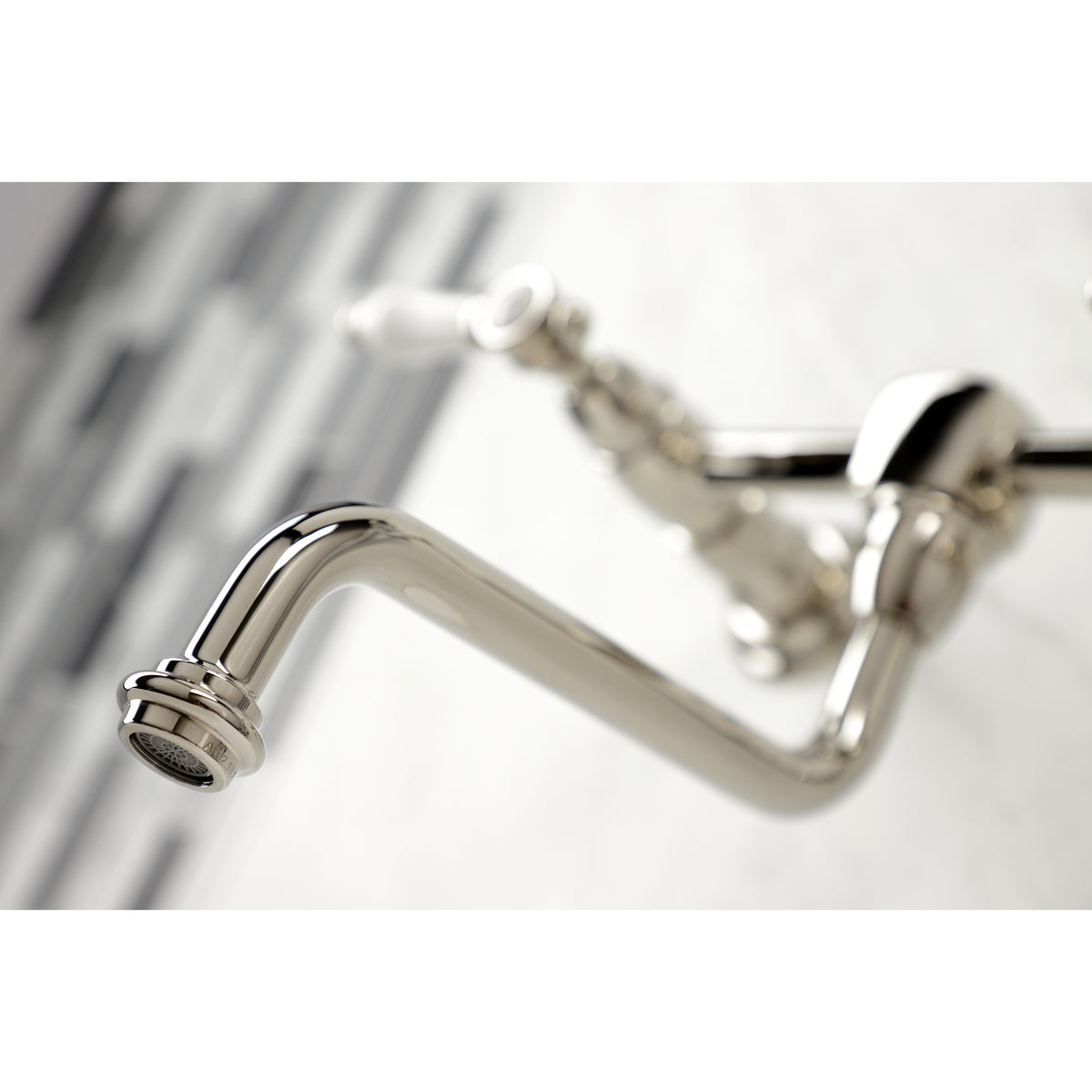 Kingston Brass KS1218BPL Bel-Air Wall Mount Bathroom Faucet